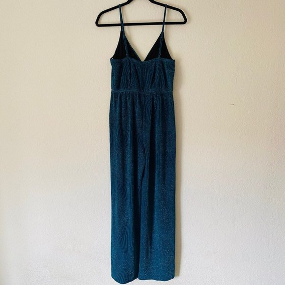 Francesca's | NWT Veena Glitter Jumpsuit - Picture 11 of 14